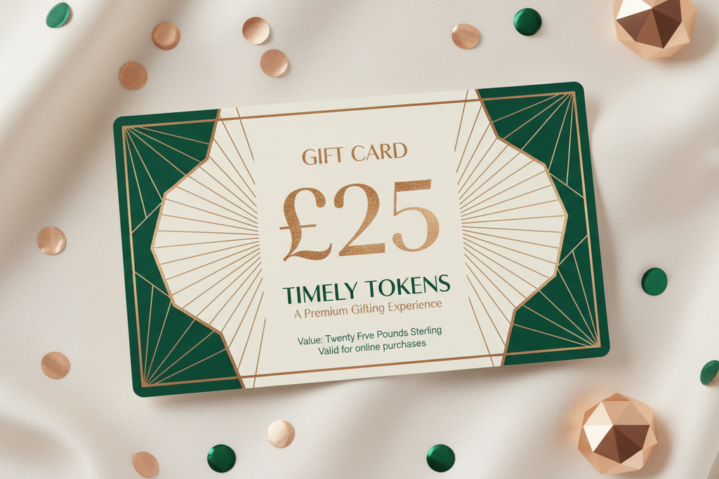 £25 TIMELY TOKENS Gift Card