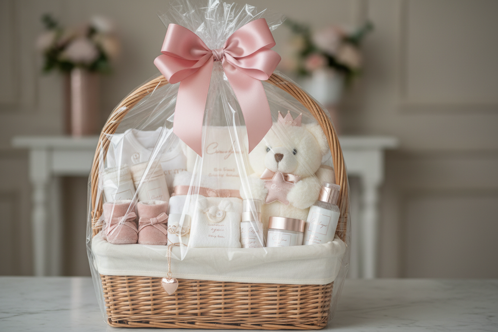 Luxury Baby Basket - Feminine